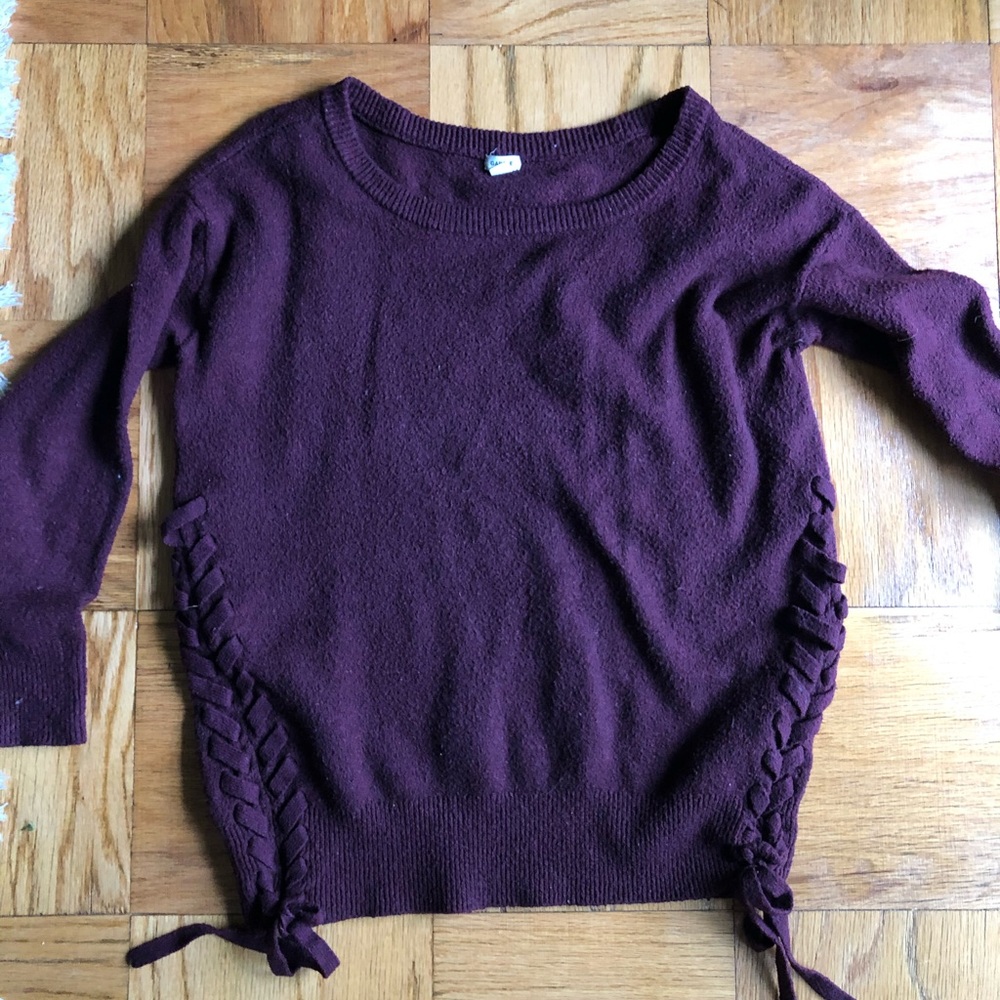 Garage knotted knit sweater